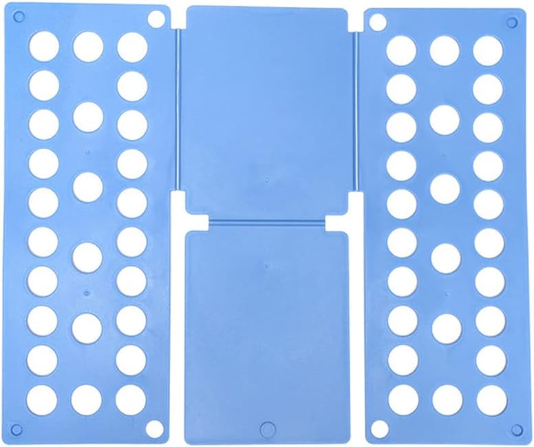 Magik 1-2 Pc T Shirt Clothes Folder Shirt Board Laundry Organizer Easy Fast for Kid (Blue 1 Pack) - Image 1